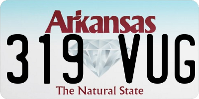 AR license plate 319VUG
