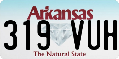 AR license plate 319VUH