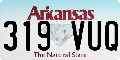 AR license plate 319VUQ