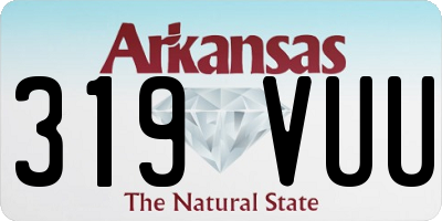 AR license plate 319VUU