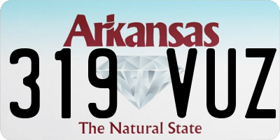 AR license plate 319VUZ