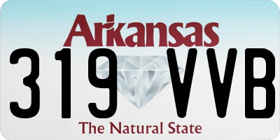 AR license plate 319VVB