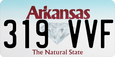 AR license plate 319VVF