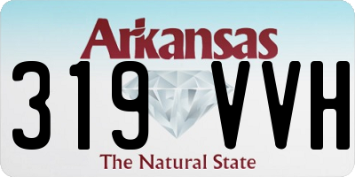 AR license plate 319VVH