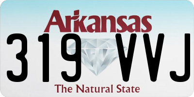 AR license plate 319VVJ