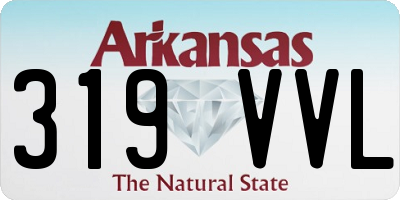 AR license plate 319VVL