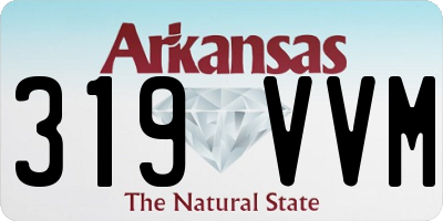 AR license plate 319VVM