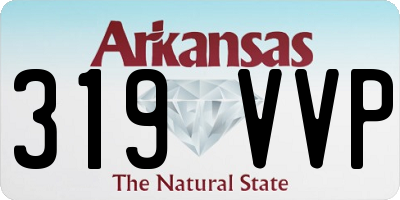 AR license plate 319VVP