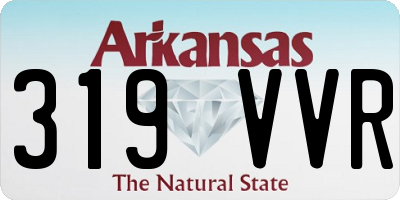 AR license plate 319VVR