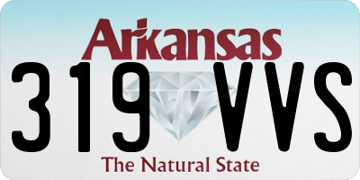 AR license plate 319VVS