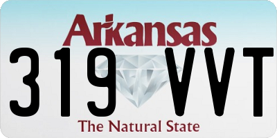 AR license plate 319VVT