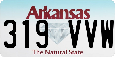 AR license plate 319VVW