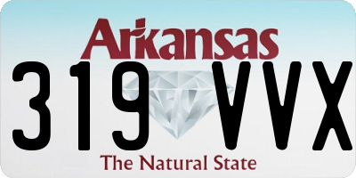 AR license plate 319VVX