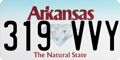 AR license plate 319VVY