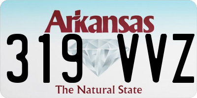 AR license plate 319VVZ