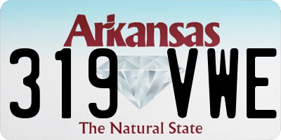 AR license plate 319VWE