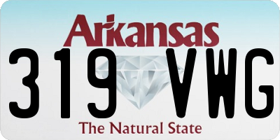 AR license plate 319VWG