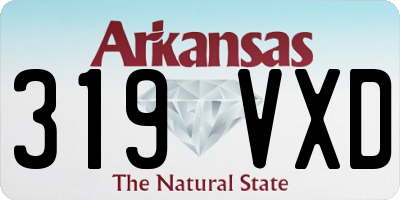AR license plate 319VXD