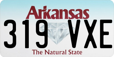 AR license plate 319VXE