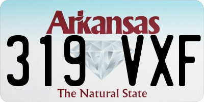 AR license plate 319VXF