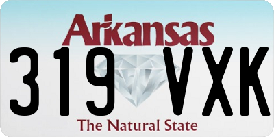 AR license plate 319VXK
