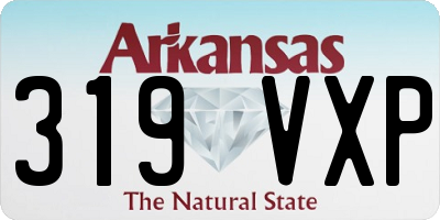 AR license plate 319VXP