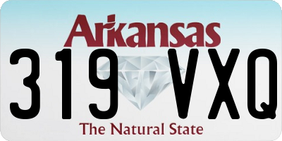 AR license plate 319VXQ