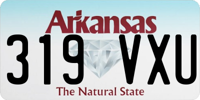 AR license plate 319VXU