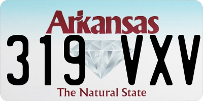AR license plate 319VXV