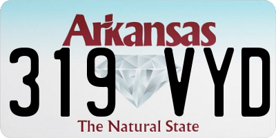 AR license plate 319VYD