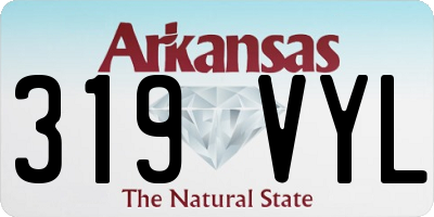 AR license plate 319VYL