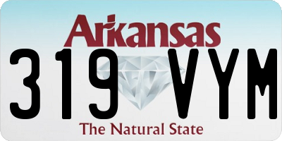 AR license plate 319VYM