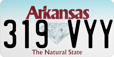 AR license plate 319VYY