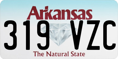 AR license plate 319VZC