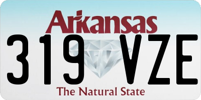 AR license plate 319VZE