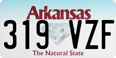 AR license plate 319VZF