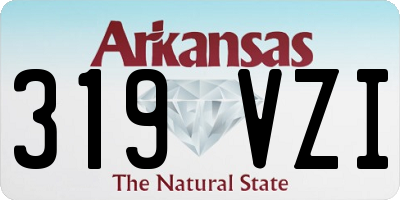 AR license plate 319VZI