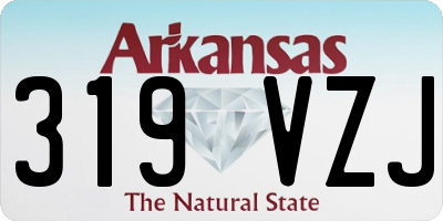 AR license plate 319VZJ