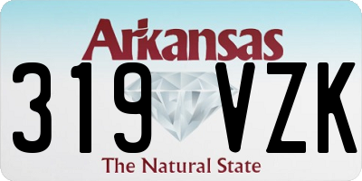 AR license plate 319VZK