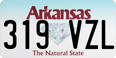 AR license plate 319VZL