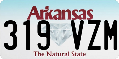 AR license plate 319VZM