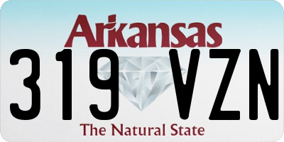 AR license plate 319VZN