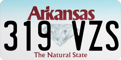 AR license plate 319VZS