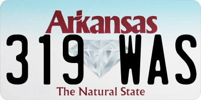 AR license plate 319WAS