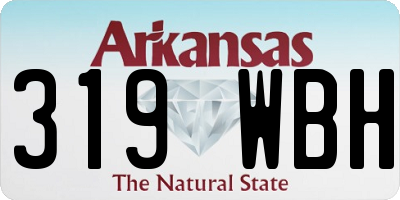 AR license plate 319WBH
