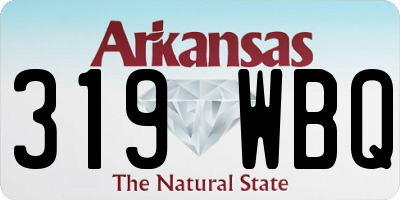 AR license plate 319WBQ