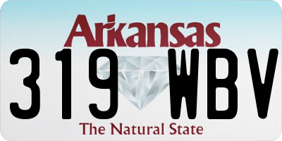 AR license plate 319WBV