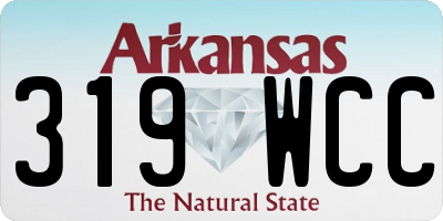AR license plate 319WCC