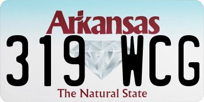 AR license plate 319WCG