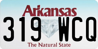AR license plate 319WCQ